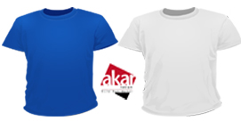 Önlü Arkalı Tişört (T-Shirt) Baskı Örneği